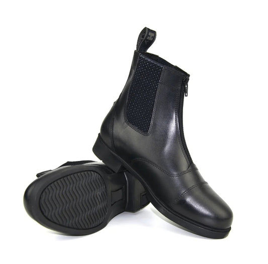 Hy equestrian canterbury zip Jodhpur boot black child