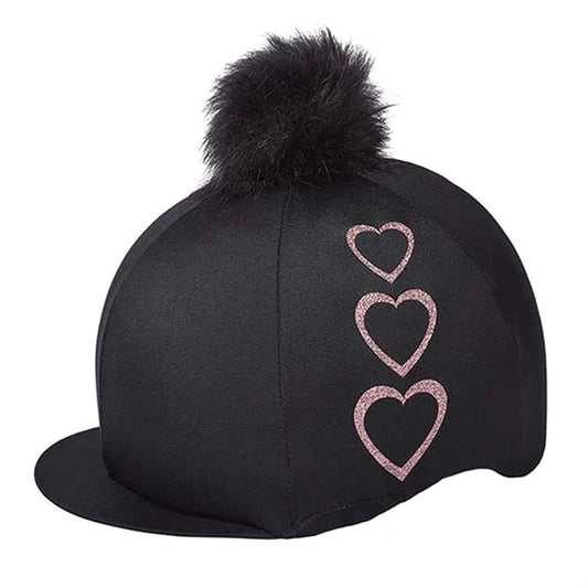 Elico 3 Glitter Hearts Lycra Hat Cover