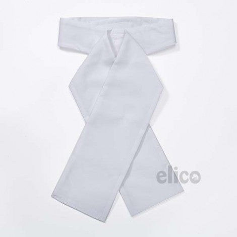 Elico Stock - White (Ready Tied) - Small